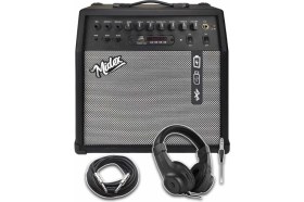 Resim MGA-50HD Elektro Gitar Amfisi 50 Watt USB Bluetooth Şarjlı 4 Girişli (Kulaklık ve Kablo Dahil) 