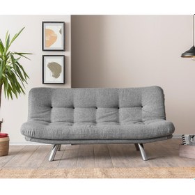 Resim Pafu Hippo Üçlü Yataklı Koltuk Keten Açık Gri Açık Gri 