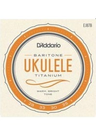 Resim D'addario Ej87b Ej Serisi Ukulele Tel Seti Baritone - Titanyum 