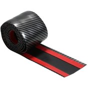 Resim Geeroyoo 4d Karbon Fiber Araç Eşik Koruyucu - 2m X 5cm Yumuşak Ve Kaymaz Lastik Dıy Seti 