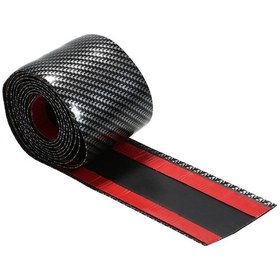 Resim Geeroyoo 4d Karbon Fiber Araç Eşik Koruyucu - 2m X 5cm Yumuşak Ve Kaymaz Lastik Dıy Seti 