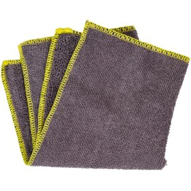 Resim AutoFresh Oto Mikrofiber Yıkama Kurulama Cila Kalın Bez 30 X 30 320 Gsm Gri Renk Araba Temizlik Bezi 