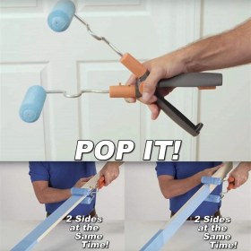 Resim Derin Stok Glide Köşe ve Düz Zeminde Kullanılabilir Damlatmaz Boya Rulosu 