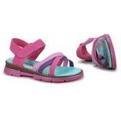 Resim Kiko Kids Şb 2722-27 Orto Pedik Kız Çocuk Sandalet Terlik Fuşya - 