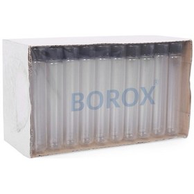Resim Borox Cam Deney Tüpü Kapaklı Test Tüpü 25 x 150 MM 50 Adet 