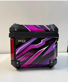 Resim Rexx 45 Litre Abs Motosiklet Arka Çanta - 10-renkli Tek Renk 
