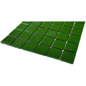 Resim MozaiKristaL Tüm yüzeyler için 50x50cm. Yeşil, 31,5,5x31,5cm. Fileli Cam Mozaik. ( 5 File Karo=0,5m2 Fiyatıdır ) 