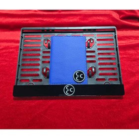 Resim ATTA PAZARLAMA Parlak pleksi ÜÇ HİLAL plakalık ve deri ruhsatlık, ruhsat kılıfı, ruhsat cüzdanı, ruhsat kabı 