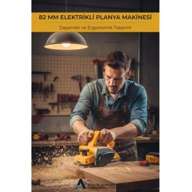 Resim 82 mm Elektrikli Planya Makinası 