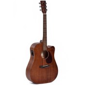 Resim Ditson DC-15E Elektro Akustik Gitar (Distressed satin) 