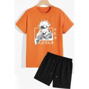 Resim Trendypassion Anime Şort T-Shirt Eşofman Takımı 