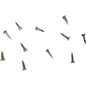 Resim 7mm Çelik Nikel Klips, Menteşe ve Ayağı Çivisi, 10GR, Dayanıklı ve Güçlü Malzeme 