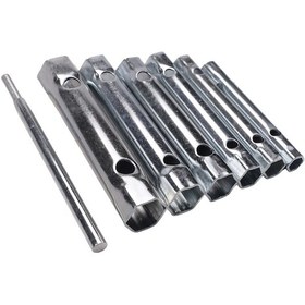 Resim Xiaaokeji 6pc 8-19mm Metrik Borulu Kutu Anahtarı Seti Boru Çubuğu Buji 