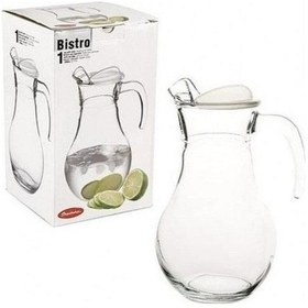 Resim Paşabahçe 43934 Bistro Şeffaf Kapak Sürahi 1800 CC 