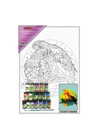 Resim Artebella Numaralı Tuval Kompozit Boyama Antb0010 "Papağan" 35X50 