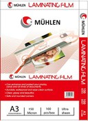 Resim Mühlen A3-150 A3 Boyutlu 150 Mikron 100 Adet Laminasyon PVC Filmi 