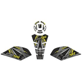 Resim GOGOPREMİUM CF MOTO 250 SR 2020 - 2024 TANK PAD SET 002 