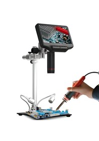 Resim Andonstar Ad407 Pro 3d Hdmı Lehimleme Dijital Mikroskobu 