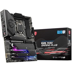 Resim MPG Z590 Gaming Plus Intel Z590 5333 MHz LGA 1200 Soket DDR4 3 x M.2 ATX Anakart MSI