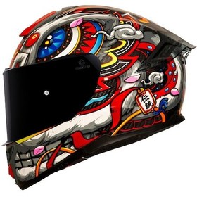 Resim Sway 861 Carbon Desing Full Face Motosiklet Kaskı 64932 Çok Renkli 