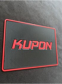 Resim CEBECİOTO KUPON SİYAH ÜSTÜ KIRMIZI KAYDIRMAZ TORPİDO PED 