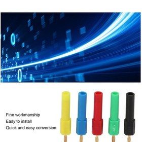 Resim Vkemall 5 Adet Erkekten Dişeye Muz Plug 2mm-4mm , Pa+pirinç Malzeme, 36a Akım, Araç Ve Endüstriyel Elektronik Cihazlar İçin Adaptör 