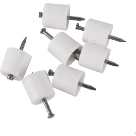 Resim Wuvera Çivili Raf Pimi Beyaz (Büyük) Paket 100 Adet 