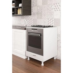 Resim Evdemo Çekmeceli Ankastre Fırın Mutfak Dolabı 