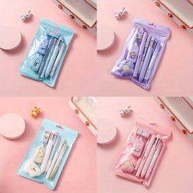 Resim 7 Adet, Okul Malzemeleri Seti, Mükemmel Yazma ve Çizme Aksesuarları, Plastik Malzemeden Yapılmış, Dayanıklı ve Şık 