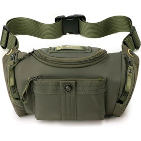 Resim Alien Outdoor Sports Wepower 7102 Açık Hava Sporları Çok Amaçlı Çapraz Askılı Omuz Çantası Su Geçirmez Naylon Bel Çantası-Ordu Yeşili (Yurt Dışından) 