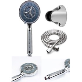 Resim Fonksiyonlu Duş Başlığı Seti Başlık, Hortum Ve Mafsal Seti 