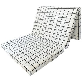 Resim Katlanır Yer Yatağı 8 Cm Kalın Sünger Yatak 80x180x8 Cm-beyaz Pano 
