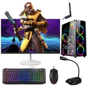 Resim Zeiron GMX50 i5-3470 8 GB 500 GB 240 GB RX550 23.8" Curved Masaüstü Oyuncu Bilgisayar 