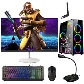 Resim Zeiron GMX50 i5-3470 8 GB 500 GB 240 GB RX550 23.8" Curved Masaüstü Oyuncu Bilgisayar 