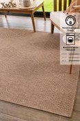 Resim Rusticana 3102 Naturel Jüt Halı Modern Örme Kilim Konfor Halı
