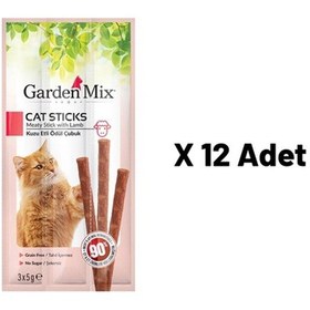 Resim Garden Mix Kuzu Etli Yetişkin Kedi Ödülü 12'li 3 x 5 G 