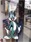 Resim baykuş oto Pleksi Bugs Bunny Vantuzlu Cam Süsü 