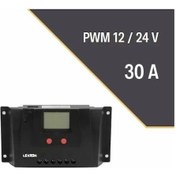 Resim 30 Amper Solar Şarj Regülatörü Şarj Kontrol Cihazı 