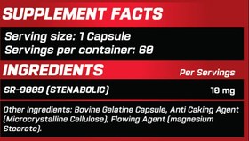 Resim Grimlabs Bloodlust SR9009 Stenabolic 10 MG 60 Caps 