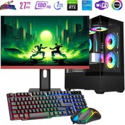 Resim I5 14400F 16GB DDR4 512GB M2 8GB RTX4060 27\ 180Hz Mon. Oyun Bilgisayarı 