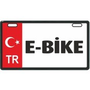 Resim SEVENKARDEŞLER Kırmızı E-bike E-bike Plakalık 