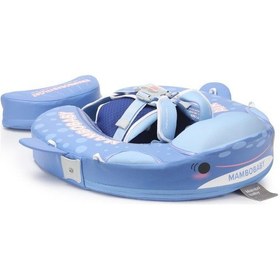 Resim Mambobaby Yüzme Simidi - Balina Köpekbalığı, Emniyetli, Gölgelikli Ve Ayak Destekli 