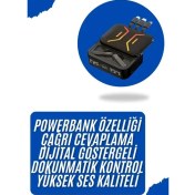 Resim Techno Stock Gaming Bluetooth Kulaklık Dahili Powerbank Kablolu Düşük Gecikmeli Bluetooth 5.2 