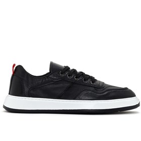 Resim Derimod Erkek Siyah Bağcıklı Deri Sneaker 24sfd616018 