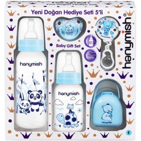 Resim Hanymish Yenidoğan Pp Hediye Seti 5 Li Mavi 