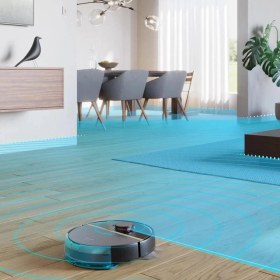 Resim Philips Yeni Aqua Islak Kuru ve Mop Özellikli Ultra Emiş Gücü, 180DK Çalışma Süreli Premium Robot Süpürge - LUCİOLE BEYAZ LAMBADER HEDİYE! 