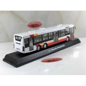 Resim Samatlı Oyuncak Cararama 1:50 Ölçekli Metal Scania Otobüs 567 Serisi 