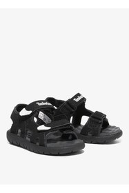 Resim Timberland Siyah Erkek Çocuk Sandalet TB0A24T60151-Perkins Row BACKSTRAP 