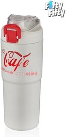 Resim Vagonlife 2'li Çelik Termos-Kahve Bardağı Seti 750ML Çift Kullanım Termos//450ML Mug Kahve Bardağı 
