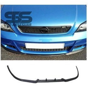Resim Opel Astra G Cupra R Uyumlu Ön Lip Mat Siyah Ön Tampon Lip (Sts Oto Aksesuar) (01) 